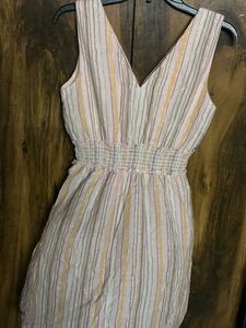 Striped Sleeveless Dress