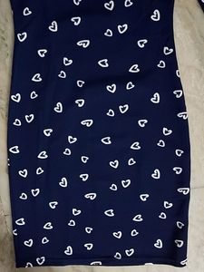 Heart Print Bodycon Dress