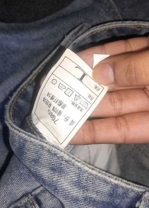 Two-Tone Denim Jeans