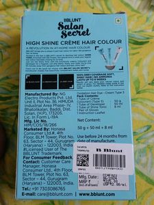 Bblunt Hair Colour: Not Used And New!