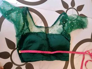 Green Embellished Lehenga Choli