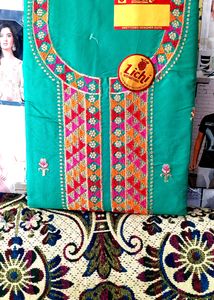 Embroideryb Suit Front Design Bottom 2.50Salwa