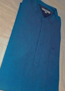 Stylish Blue Twills Casual Shirt