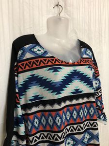 Multi Colour Long Sleeve Top