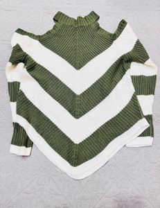 Pretty Shoulder Cut Sweater