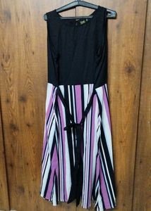 Women Plus Size Long Sleeveless Dress