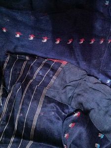 Katan Silk With Jari Work