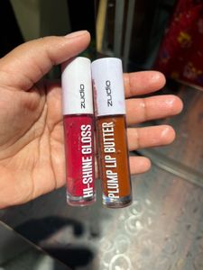 Zudio Plum Lip Butter And Shine Gloss