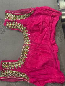 Embroidered Pink Blouse