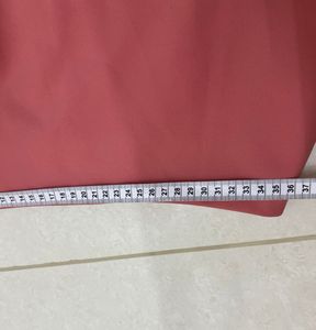 Allen Solly Peach Pink Formal Skirt