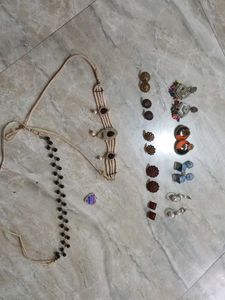 Bracelet Necklace Earrings Set