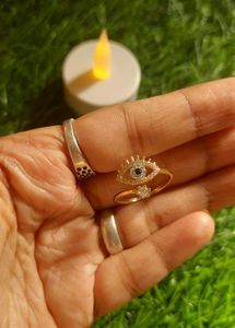 Evil Eye Adjustable Ring💍