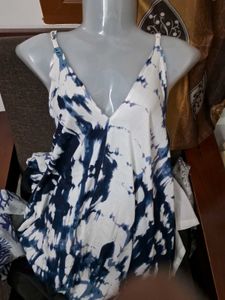 Tie Dye V-Neck Summer Dress