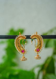 Pearl Jhumka Earrings