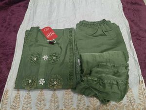 Elegant Green Kurta Set