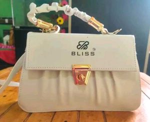 Bliss White Handbag