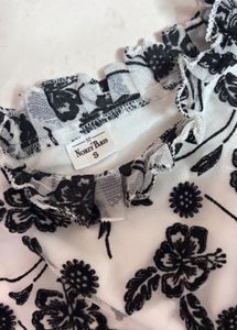 Floral Embroidered Crop Top