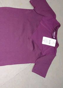 Shein sheer York detailed short sleeved bodysuit