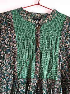 Dark Green Anarkali Full Length Kurti