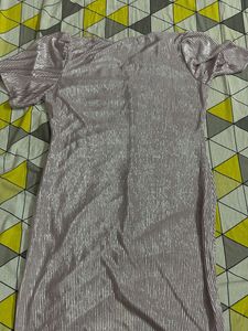 Shimmery Ruched Dress