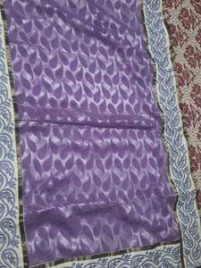 Purple Paisley Sari
