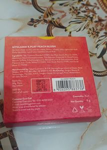 MyGlamm K.Play Flavoured Blush-Sweet Peach