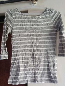 Striped Top with Embellishments