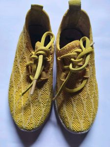 Yellow Sneakers Size 10