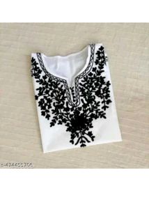 Embroidered White Top