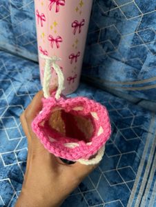 Heart Crochet Pouch