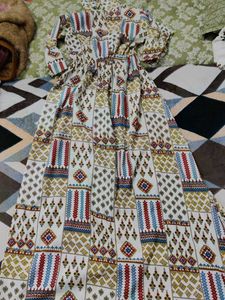 Patterned Maxi Dress
