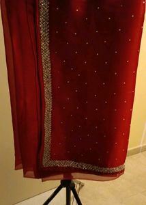 Hand Embroidery Saree