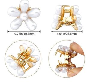 (4 pieces) Korean Style Small Pearl Hair Clips