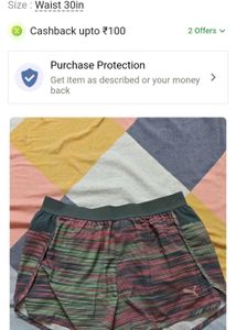 Combo Of Two Active Wear Shorts