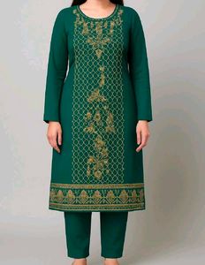 Elegant Embroidered Kurta Set