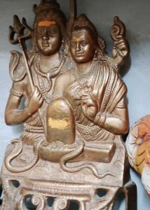Metal Show Piece Ganpati &amp; ShivParvati Ji🙏