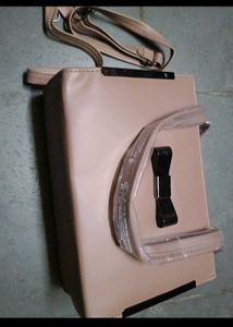 Chic Handbag with Bow Detail