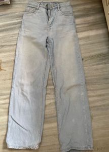 Light Wash Wide Leg Jeans