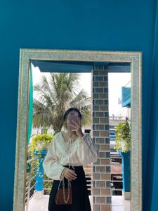 Lace Trimmed Blouse