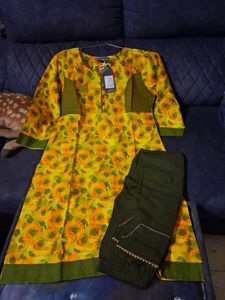 Floral Kurta Set No Dupatta