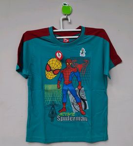 Spiderman Printed Tshirt With Tag