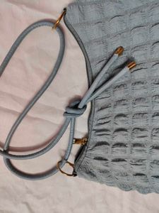Savana Dupe Dusty Blue Handbag