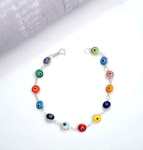 Evil Eye Braclet Pure Silver 925