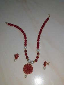Necklace With Earrings