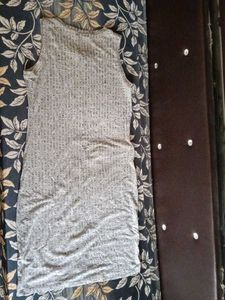 Gray Sleeveless Dress