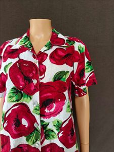 Floral Print Short Sleeve Shirt