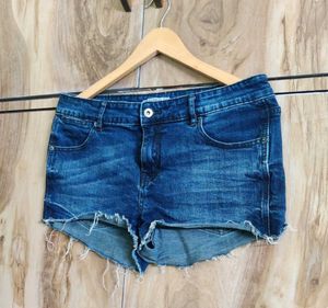Denim Short Waist Size-28