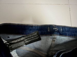 Mango Dark Blue Denim Jeans