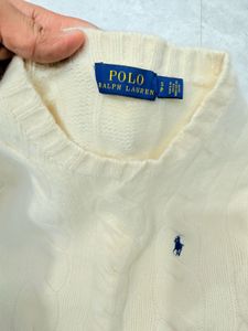 Ralph Lauren Wool Cashmere Cable Knit Sweater