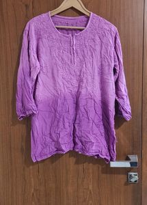 Chikankari Ombre Kurta